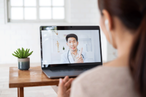 a person meets with a doctor virtually, one of the first Steps to find a medical second opinion for a diagnosis